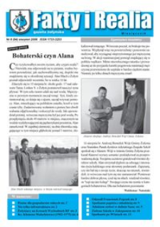 Fakty i Realia : gazeta żołyńska. 2006, nr 8 (sierpień)