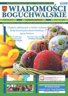 Wiadomości Boguchwalskie : biuletyn samorządowy miasta i gminy Boguchwała. 2015, nr 2 (93)