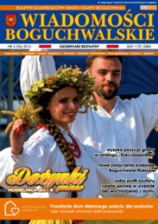 Wiadomości Boguchwalskie : biuletyn samorządowy miasta i gminy Boguchwała. 2015, nr 5 (96)
