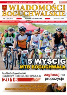 Wiadomości Boguchwalskie : biuletyn samorządowy miasta i gminy Boguchwała. 2015, nr 6 (97)