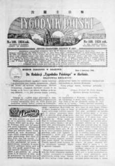Tygodnik Polski : jedyne czasopismo polskie w Azji. 1924, R. 3, nr 109-112 (maj)