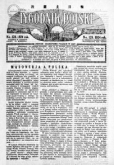 Tygodnik Polski : jedyne czasopismo polskie w Azji. 1924, R. 3, nr 127-128, 130 (wrzesień)
