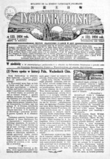Tygodnik Polski : jedyne czasopismo polskie w Azji. 1924, R. 3, nr 131-134 (październik)