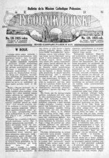 Tygodnik Polski : Bulletin de la Mission Catholique Polonaise : jedyne czasopismo polskie w Azji. 1925, R. 4, nr 157-159 (kwiecień)