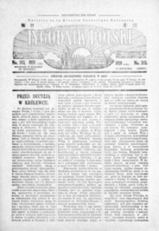 Tygodnik Polski : Bulletin de la Mission Catholique Polonaise : jedyne czasopismo polskie w Azji. 1928, R. 7, nr 312-315 (kwiecień)