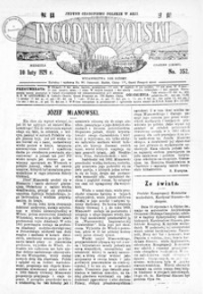 Tygodnik Polski : jedyne czasopismo polskie w Azji. 1929, R. 7, nr 351-354 (luty)