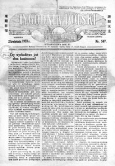 Tygodnik Polski. 1933, R. 11, nr 567-571 (kwiecień)