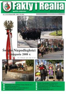 Fakty i Realia : gazeta żołyńska. 2008, nr 11 (listopad)