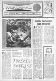 Widnokrąg : tygodnik społeczno-kulturalny. 1973, nr 20 (19 maja)