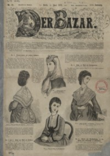 Der Bazar : illustrirte Damen-Zeitung. 1871, R. 17, nr 21 (czerwiec)