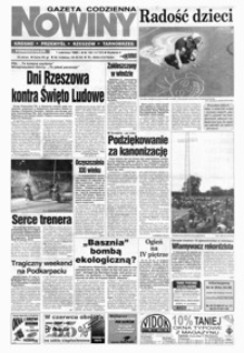 Nowiny : gazeta codzienna. 1998, nr 105-125 (czerwiec)
