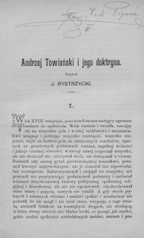 Andrzej Towiański i jego doktryna