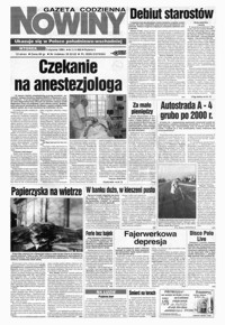 Nowiny : gazeta codzienna. 1998/1999, nr 255, nr 1-20 (grudzień / styczeń)