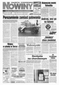 Nowiny : gazeta codzienna. 1999, nr 21-40 (luty)