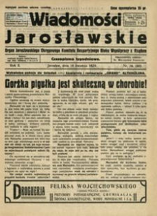 Wiadomości Jarosławskie : organ Jarosławskiego Okręgowego Komitetu Bezpartyjnego Bloku Współpracy z Rządem. 1929, R. 2, nr 16 (kwiecień)