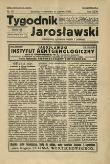 Tygodnik Jarosławski : poświęcony sprawom miasta i powiatu. 1929, R. 26, nr 23 (czerwiec)