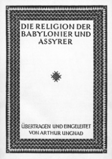 Die Religion der Babylonier und Assyrer