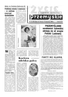 Życie Przemyskie : tygodnik społeczny. 1968, R. 2, nr 16 (24) (17 kwietnia)