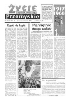 Życie Przemyskie : tygodnik społeczny. 1968, R. 2, nr 45 (53) (6 listopada)