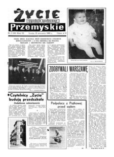 Życie Przemyskie : tygodnik społeczny. 1969, R. 3, nr 3 (63) (15 stycznia)