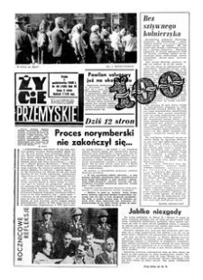 Życie Przemyskie : tygodnik społeczny. 1969, R. 3, nr 40 (100) (1 października)