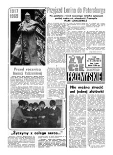 Życie Przemyskie : tygodnik społeczny. 1969, R. 3, nr 45 (105) (5 listopada)