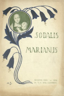Sodalis Marianus. 1925, R. 24, nr 5-6 (maj-czerwiec)