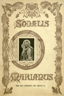 Sodalis Marianus. 1931, R. 30, nr 12 (grudzień)