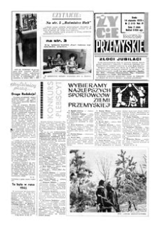 Życie Przemyskie : tygodnik społeczny. 1970, R. 4, nr 2 (115) (14 stycznia)