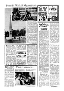 Życie Przemyskie : tygodnik społeczny. 1970, R. 4, nr 39 (152) (30 września)