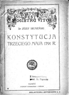 Konstytucja Trzeciego Maja 1791 r. jako wyraz polskiej kultury politycznej