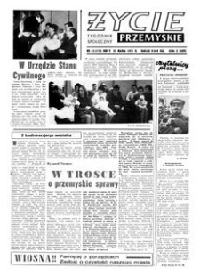 Życie Przemyskie : tygodnik społeczny. 1971, R. 5, nr 13 (178) (31 marca)