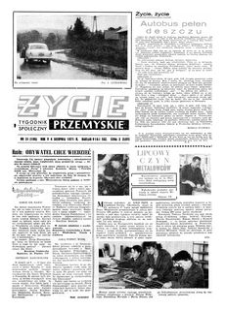 Życie Przemyskie : tygodnik społeczny. 1971, R. 5, nr 31 (196) (4 sierpnia)