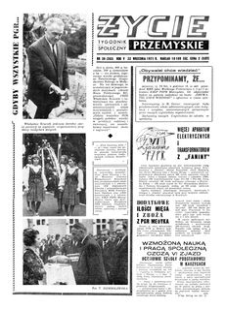 Życie Przemyskie : tygodnik społeczny. 1971, R. 5, nr 38 (203) (22 września)