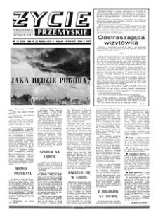 Życie Przemyskie : tygodnik społeczny. 1972, R. 6, nr 12 (229) (22 marca)
