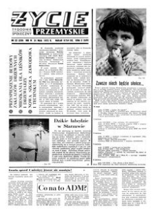 Życie Przemyskie : tygodnik społeczny. 1972, R. 6, nr 22 (239) (31 maja)