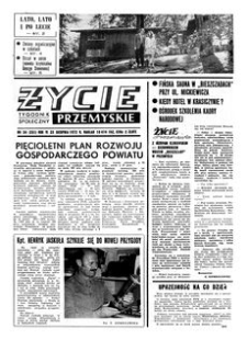 Życie Przemyskie : tygodnik społeczny. 1972, R. 6, nr 34 (251) (23 sierpnia)