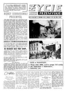 Życie Przemyskie : tygodnik społeczny. 1972, R. 6, nr 36 (253) (6 września)