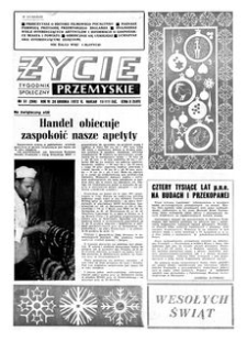 Życie Przemyskie : tygodnik społeczny. 1972, R. 6, nr 51 (268) (20 grudnia)