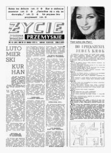 Życie Przemyskie : tygodnik społeczny. 1973, R. 7, nr 12 (281) (21 marca)