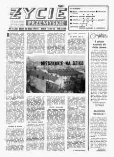 Życie Przemyskie : tygodnik społeczny. 1973, R. 7, nr 13 (282) (28 marca)