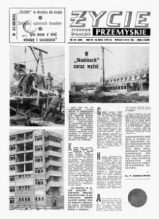 Życie Przemyskie : tygodnik społeczny. 1973, R. 7, nr 20 (289) (16 maja)