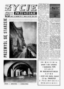 Życie Przemyskie : tygodnik społeczny. 1973, R. 7, nr 39 (308) (26 września)
