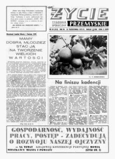 Życie Przemyskie : tygodnik społeczny. 1973, R. 7, nr 44 (313) (31 października)