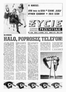 Życie Przemyskie : tygodnik społeczny. 1974, R. 8, nr 4 (325) (23 stycznia)