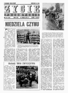 Życie Przemyskie : tygodnik społeczny. 1974, R. 8, nr 20 (341) (15 maja)
