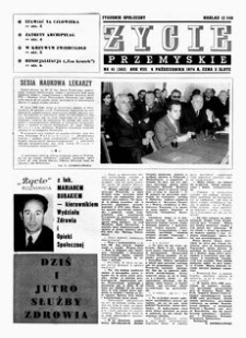 Życie Przemyskie : tygodnik społeczny. 1974, R. 8, nr 41 (362) (9 października)