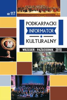 Podkarpacki Informator Kulturalny. 2018, nr 117 (wrzesień-październik)