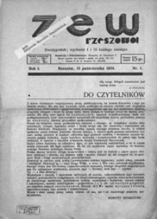 Zew Rzeszowa. 1934, R. 1, nr 1-5