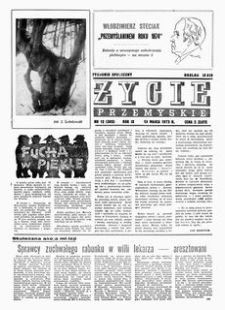 Życie Przemyskie : tygodnik społeczny. 1975, R. 9, nr 12 (385) (19 marca)